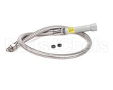 B-0044-HF T&S Brass Hose, 44 Flexible Stainless Steel With A