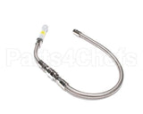 B-0044-V9 T&S Brass Hose, 44 Flexible Stainless Steel, Backf