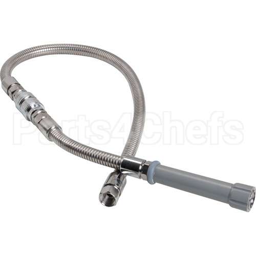 B-0044-V9 Compatible TS Brass Hose, Flex, 44"&Bac Flo, Leadfree