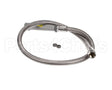 B-0048-H T&S Brass Hose, 48 Flexible Stainless Steel (Gray