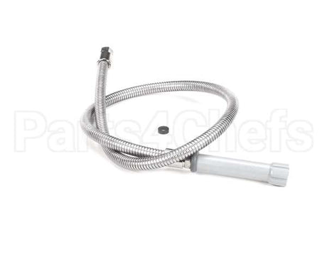 B-0050-H T&S Brass Hose, 50 Flexible Stainless Steel (Gray