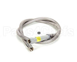 B-0056-H T&S Brass Hose, 56 Flexible Stainless Steel (Gray