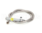 B-0056-H T&S Brass Hose, 56 Flexible Stainless Steel (Gray