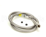 B-0068-H T&S Brass Hose, 68 Flexible Stainless Steel (Gray