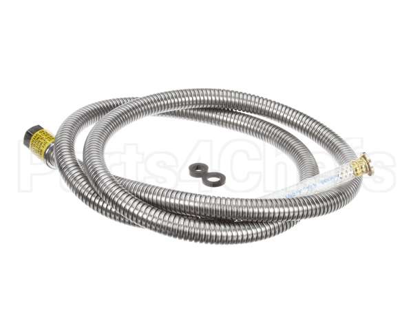 B-0068-H2A T&S Brass Hose, 68 Flexible Stainless Steel, Less