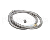 B-0068-H2A T&S Brass Hose, 68 Flexible Stainless Steel, Less