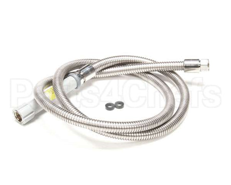 B-0072-H T&S Brass Hose, 72 Flexible Stainless Steel (Gray