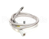 B-0072-H T&S Brass Hose, 72 Flexible Stainless Steel (Gray