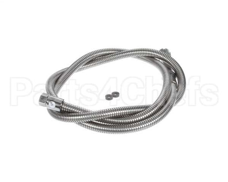 B-0084-H T&S Brass 84 Flexible Stainless Steel Hose With Sp