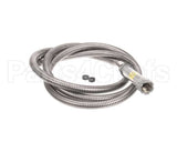 B-0096-H T&S Brass Hose, 96 Flexible Stainless Steel (Gray