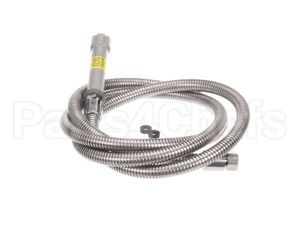 B-0096-H T&S Brass Hose, 96 Flexible Stainless Steel (Gray