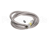 B-0096-H T&S Brass Hose, 96 Flexible Stainless Steel (Gray