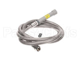 B-0096-H T&S Brass Hose, 96 Flexible Stainless Steel (Gray