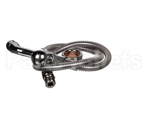 B-0101-BKF T&S Brass Push Button Spray Valve, 36 Stainless Fl