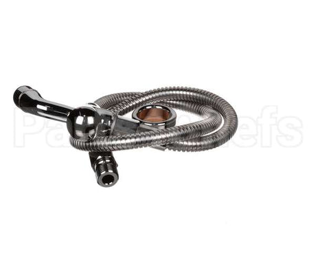 B-0101-BKF T&S Brass Push Button Spray Valve, 36 Stainless Fl