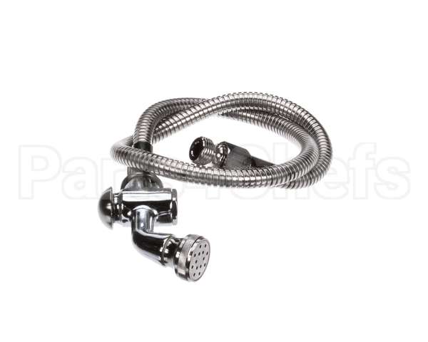 B-0101 T&S Brass Spray Valve W/ Rosespray Head & 38 Flexi