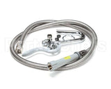 B-0102-A T&S Brass Pot & Glass Filler, Hook Nozzle, 68 Flex