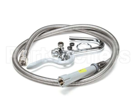 B-0102-A T&S Brass Pot & Glass Filler, Hook Nozzle, 68 Flex