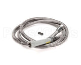 B-0104-H T&S Brass Hose, 104 Flexible Stainless Steel