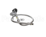 B-0106 T&S Brass Spray Valve With Brush And 44 Flexible S