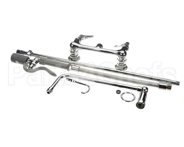 B-0131-C T&S Brass Prerinse Overhead Swivel Arm Wall Mou