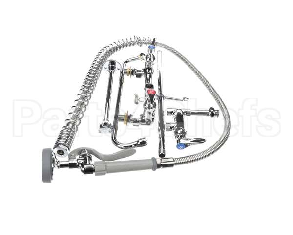 B-0133-01 T&S Brass Easyinstall Pre-Rinse, Spring Action, 8