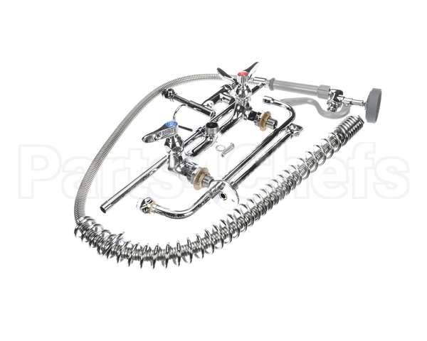 B-0133-01 T&S Brass Easyinstall Pre-Rinse, Spring Action, 8