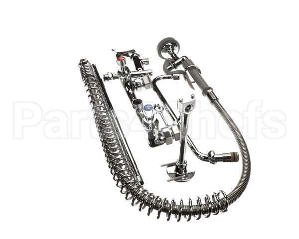 B-0133-12-CR-B T&S Brass Pre-Rinse Unit W/ Ceramas & Wall Bracket