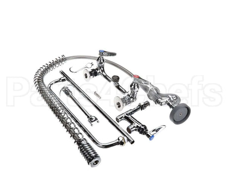 B-0133-ADF14-B T&S Brass Easyinstall Pre-Rinse, Spring Action, 8