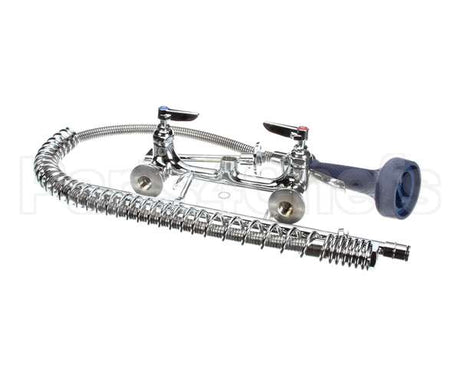 B-0133-B08 T&S Brass Easyinstall Pre-Rinse: 8 Wall Mount, 1/2