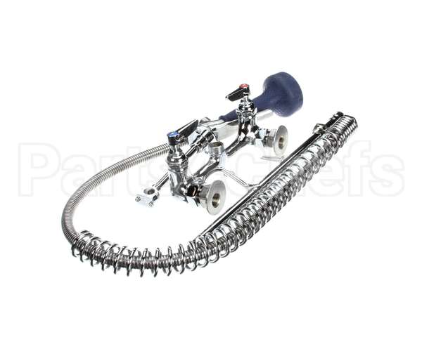 B-0133-B08 T&S Brass Easyinstall Pre-Rinse: 8 Wall Mount, 1/2