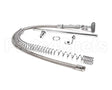 B-0133-LB T&S Brass Pre-Rinse, Spring Action, 18 Riser, 44 H