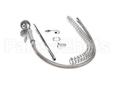 B-0133-LB T&S Brass Pre-Rinse, Spring Action, 18 Riser, 44 H