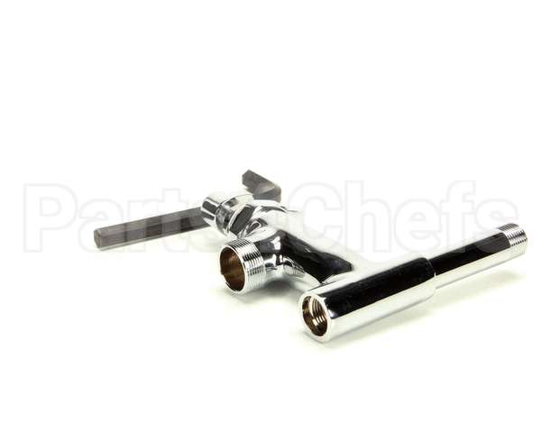 B-0155-LN T&S Brass Add-On Faucet W/ Lever Handle, Less Nozz