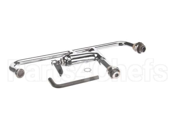 B-0156-EZ T&S Brass Easyinstall Add-On Faucet, 12 Nozzle, Le