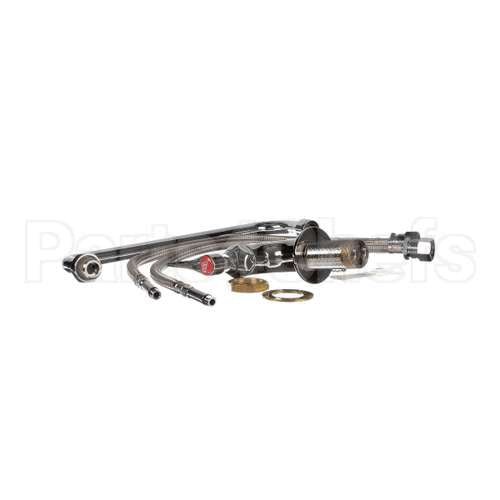 B-0201 T&S Brass Double Pantry Faucet, Single Hole Base,