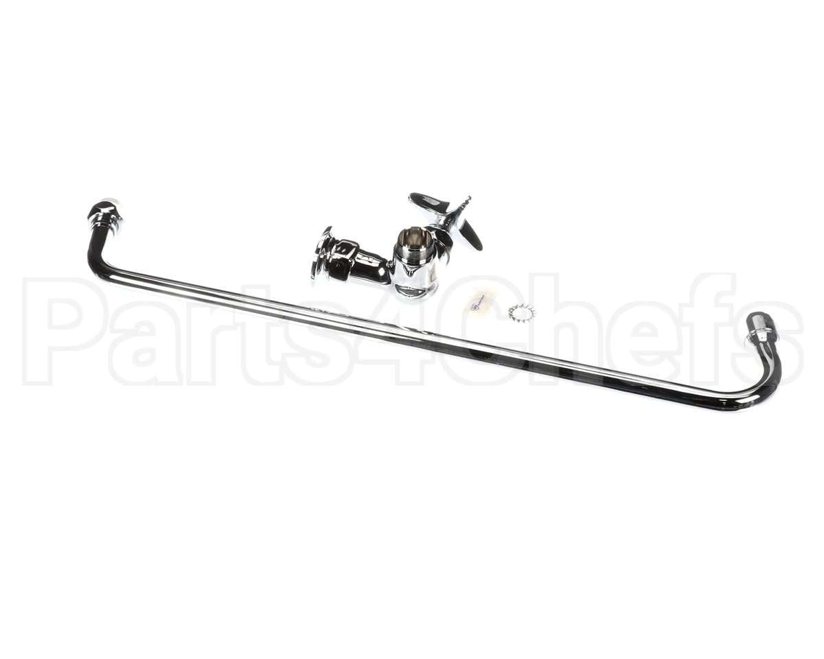 B-0210 T&S Brass Single Pantry Faucet, Single Hole Base,