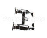 B-0220-LN T&S Brass Double Pantry Swivel Base Faucet, Deck M