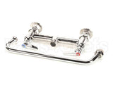 B-0221 T&S Brass Double Pantry Faucet, Deck Mount, 8 Cent