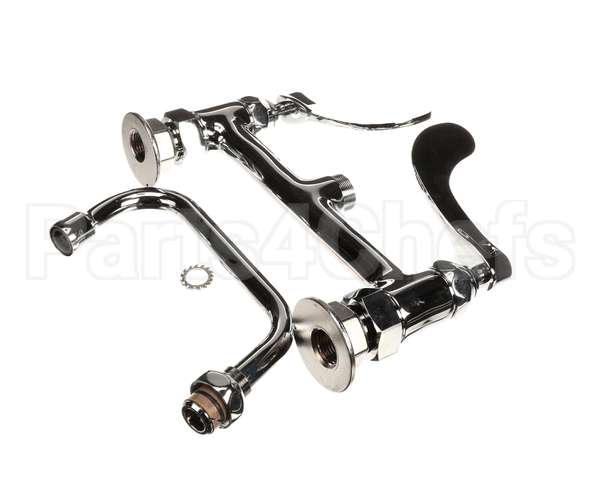 B-0222-WH4 T&S Brass Double Pantry Faucet 8 Deck Mount Eter