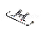 B-0225-CR T&S Brass Double Pantry Faucet Deck Mount 4 Cent