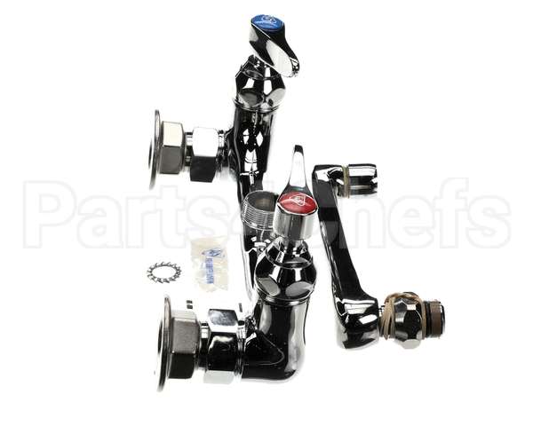B-0230-01 T&S Brass Mixing Faucet 8 Wall Mount 6 Cast Spou