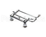B-0230-24DJ-CR T&S Brass Faucet, 8 Wall Mount, Ceramas, 24 Double