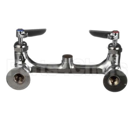 B-0230-CR-LN T&S Brass 8 Wall Mount Mixing Faucet, Sc-Cerama Ca