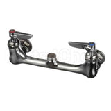 B-0230-CR-LN T&S Brass 8 Wall Mount Mixing Faucet, Sc-Cerama Ca