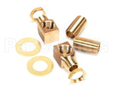B-0230-K T&S Brass Installation Kit, 1/2 Npt Nipple, Lock N