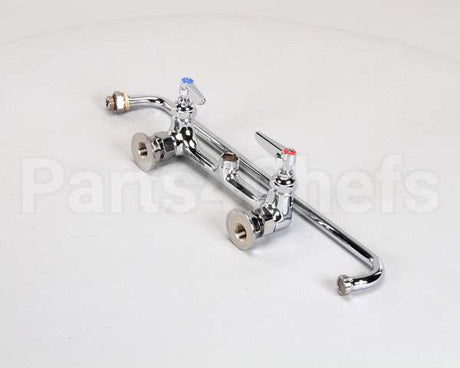 B-0230 T&S Brass Double Pantry Faucet, Wall Mount, 8 Cent