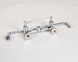 B-0230 T&S Brass Double Pantry Faucet, Wall Mount, 8 Cent