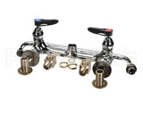 B-0231-02 T&S Brass 8 Wall Mount Faucet 12 Npt Elbows 12