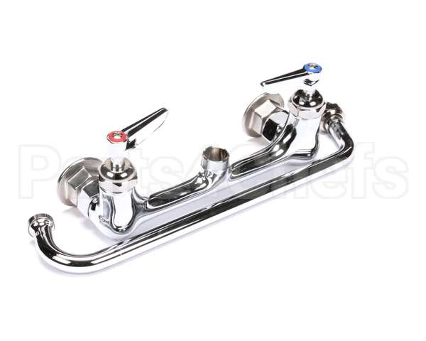 B-0231-CR T&S Brass 8 Wall Mount Faucet, 1/2 Npt Female Inle